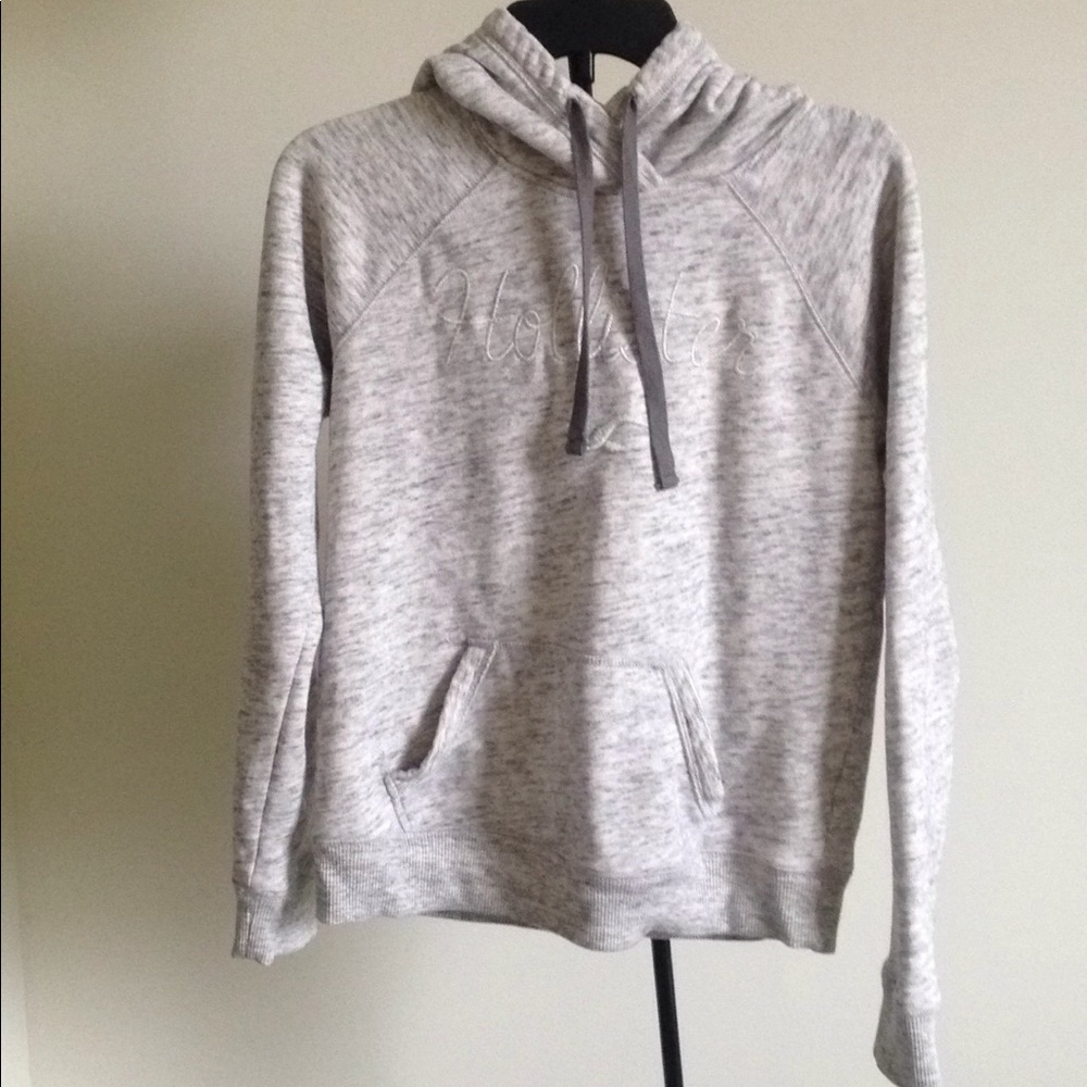 Grey Hollister hoodie